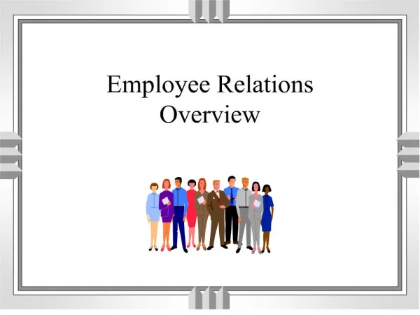 Employee Relations Overview
