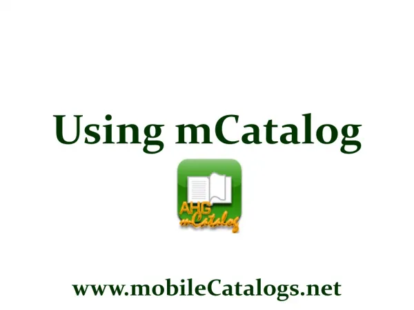 mCatalog – Dynamic Catalog of Specials and Deals for Active
