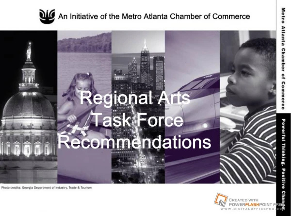 Metro Atlanta Chamber Formed The Regional Arts Taskforce To Address Key Challenges For The Arts
