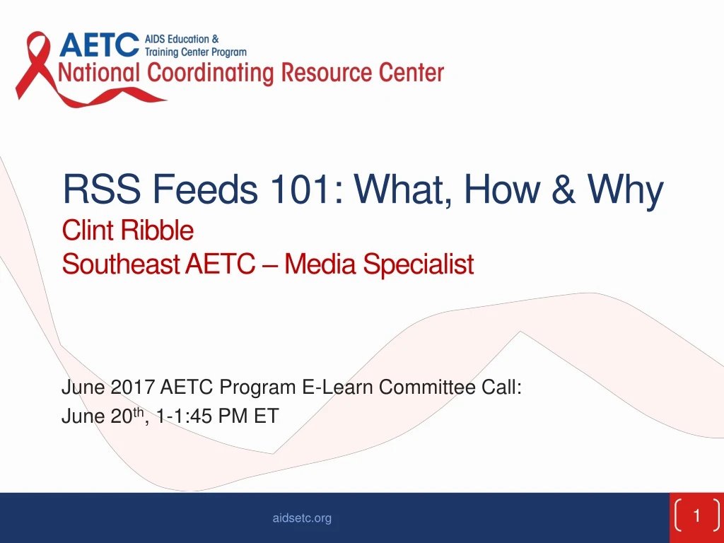 rss feeds 101 what how why clint ribble southeast aetc media specialist
