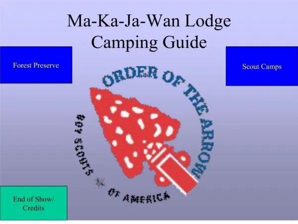 Ma-Ka-Ja-Wan Lodge Camping Guide
