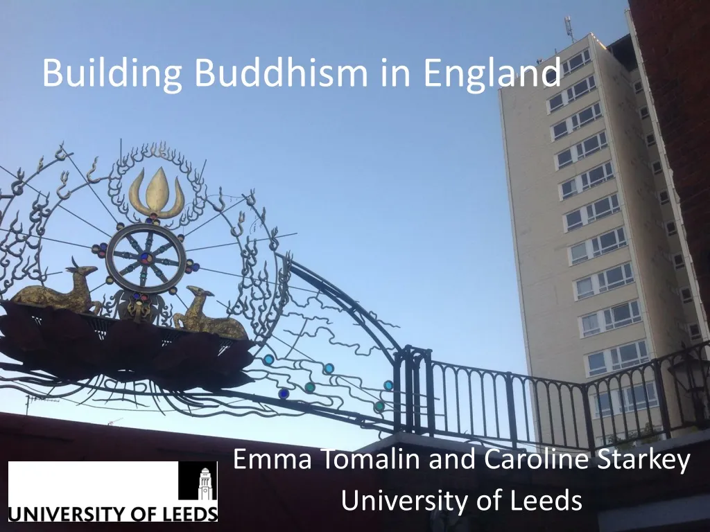 building buddhism in england