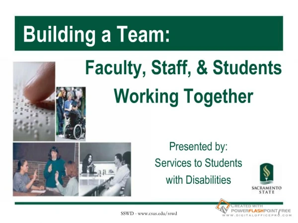 Building a Team PowerPoint Presentation
