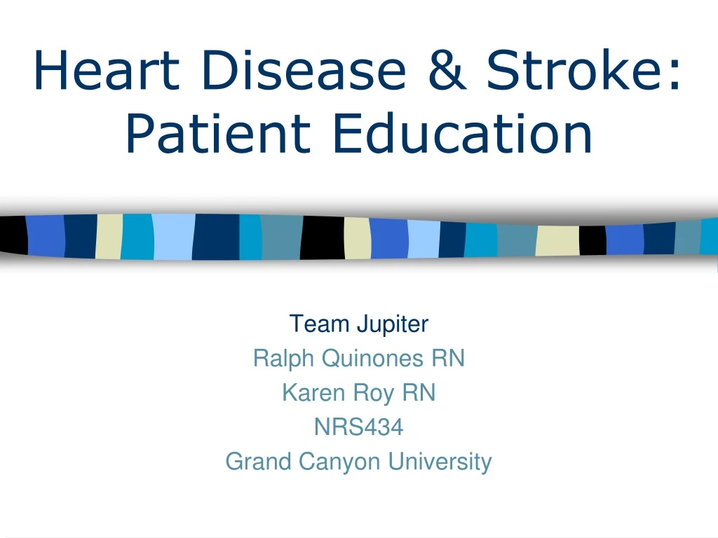 heart disease stroke patient education