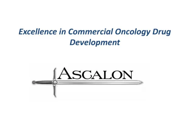 Excellence in Commercial Oncology Drug Development