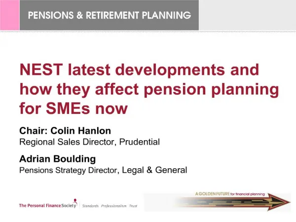 NEST latest developments and how they affect pension planning for ...
