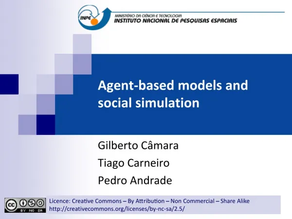 Agent-based models and social simulation