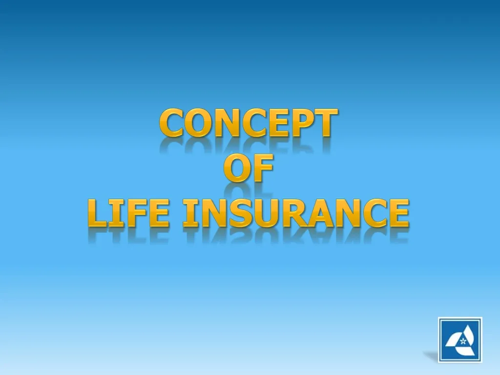 concept of life insurance