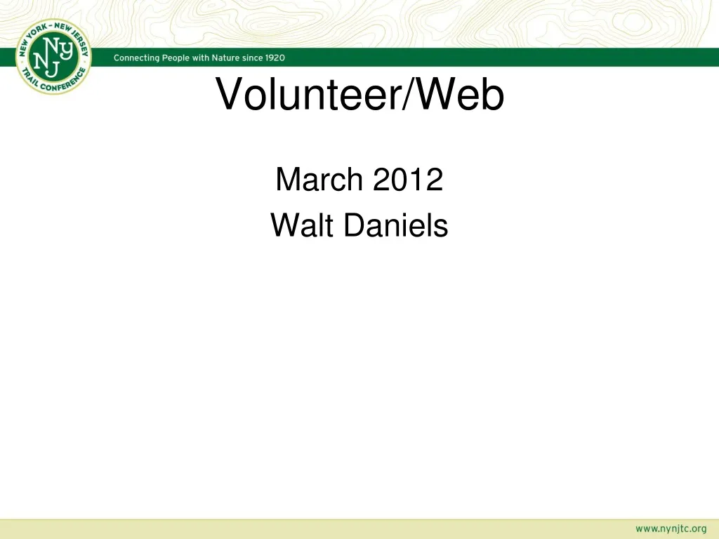 volunteer web