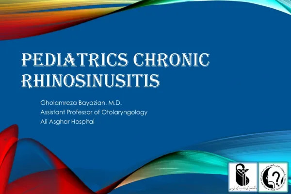 Pediatrics chronic Rhinosinusitis