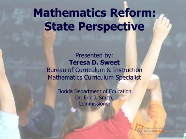 RtI TLC Mathematics Reform State Perspective