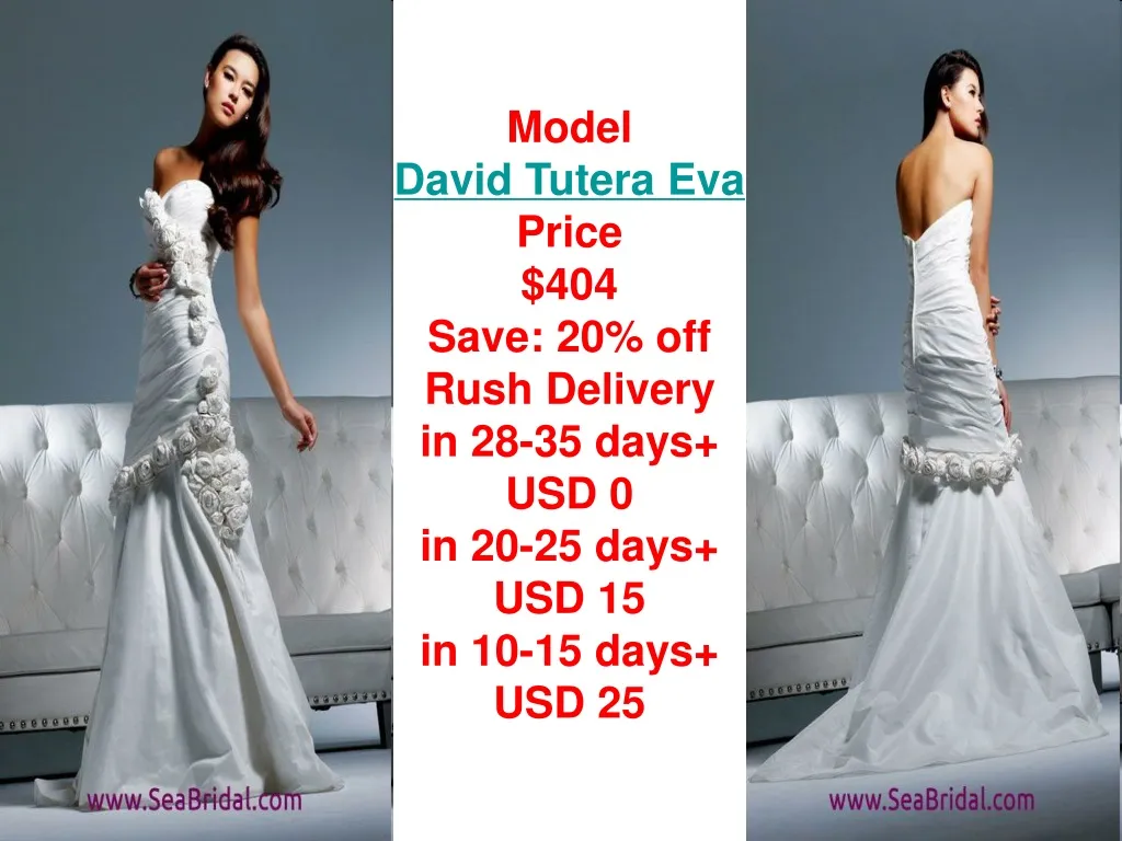 model david tutera eva price 404 save 20 off rush