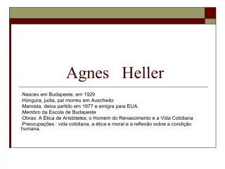 Agnes Heller - slide 1