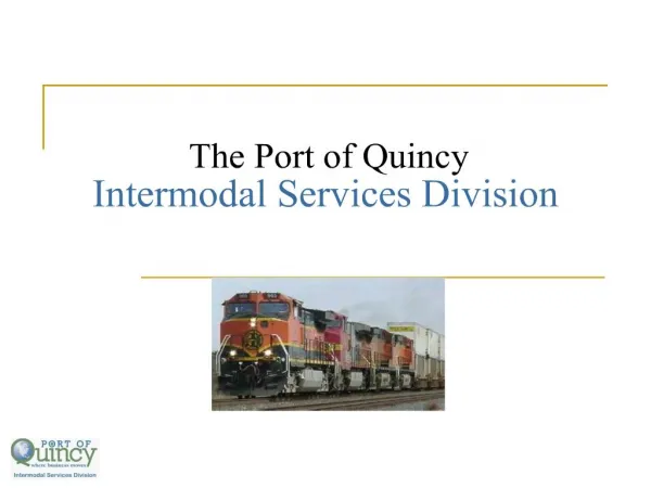 The Port of Quincy