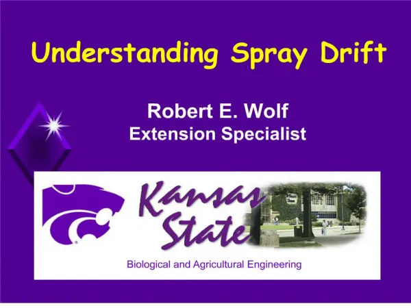Understanding Spray Drift