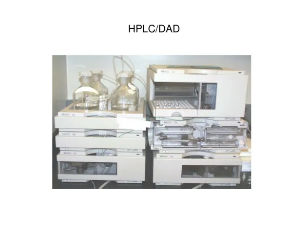 HPLC/DAD