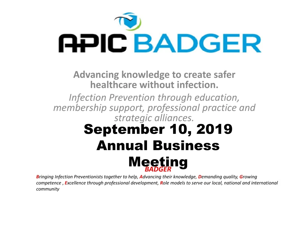september 10 2019 annual business meeting