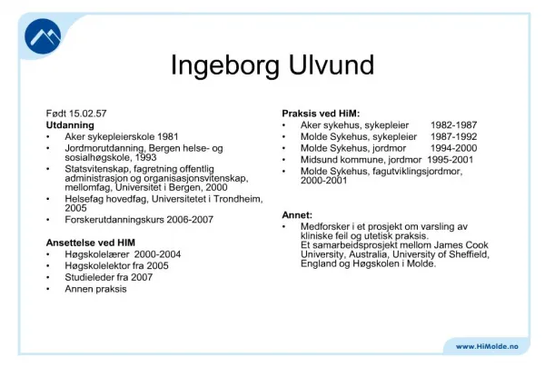 Ingeborg Ulvund