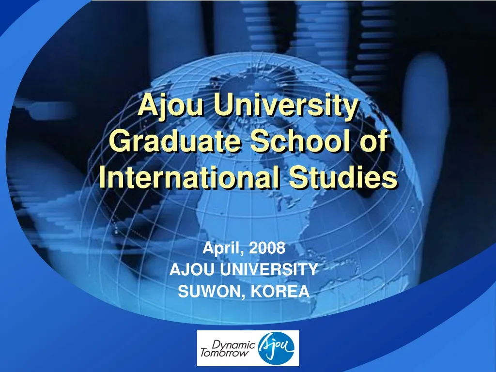 ajou university graduate school of international studies