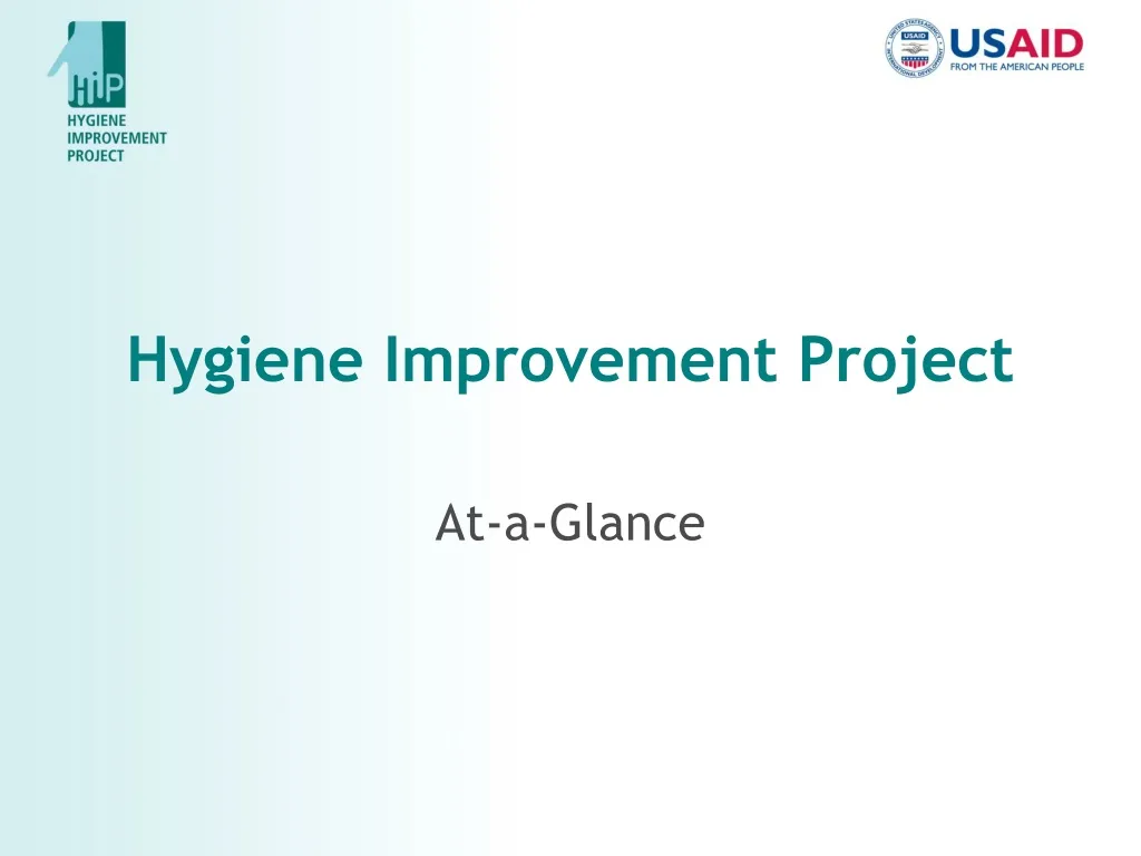 hygiene improvement project