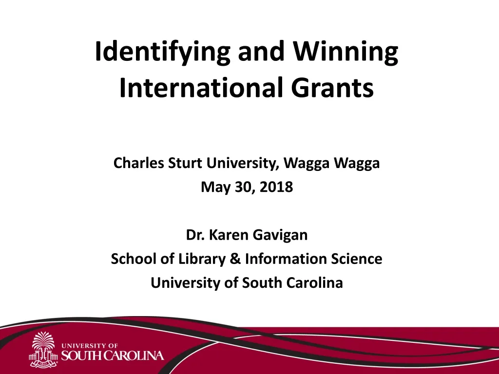 identifying and winning international grants