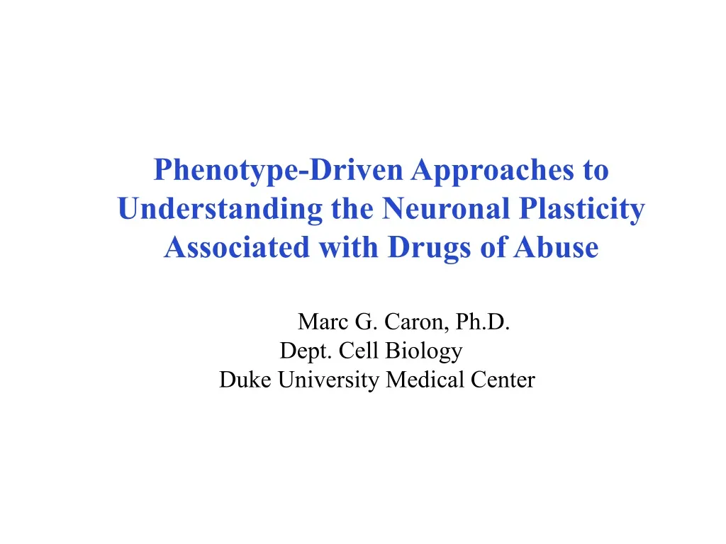 phenotype driven approaches to understanding