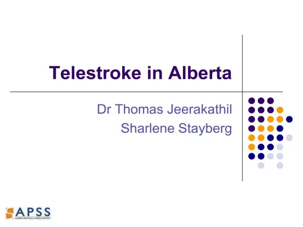 Telestroke in Alberta