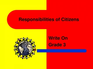 Responsibilities of Citizens - slide 1