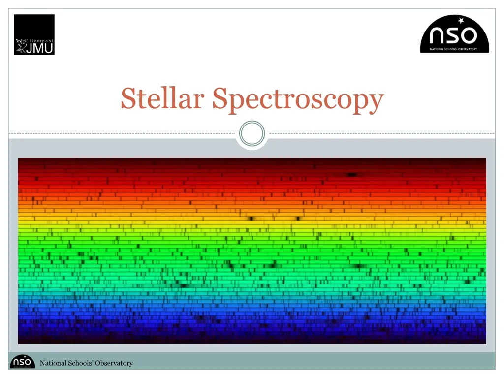 stellar spectroscopy