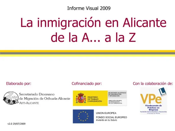 La inmigraci n en Alicante de la A... a la Z