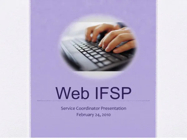 Web IFSP