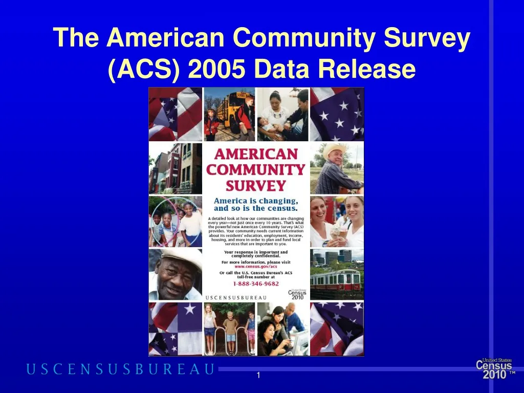 the american community survey acs 2005 data release