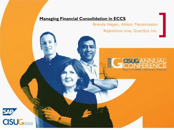 Managing Financial Consolidation in ECCS