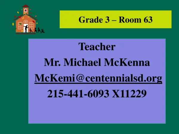 Grade 3 – Room 63