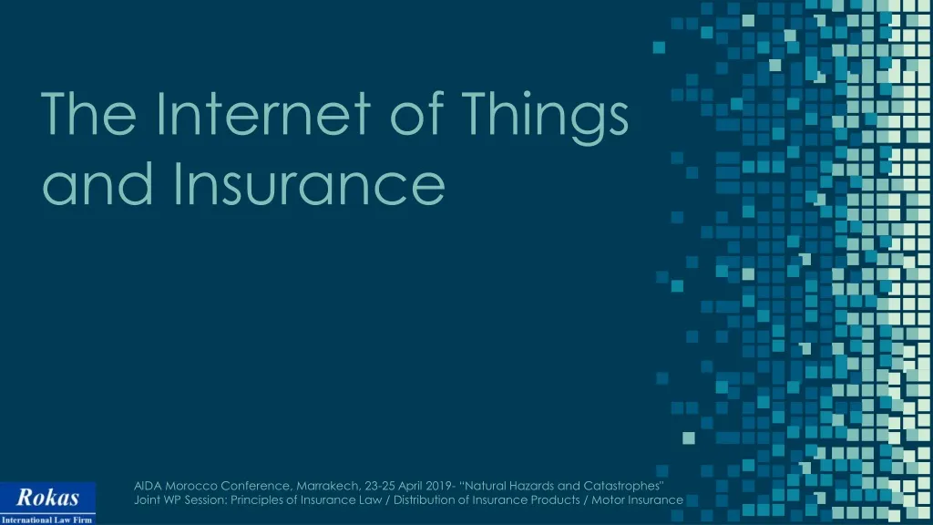 the internet of things and insurance