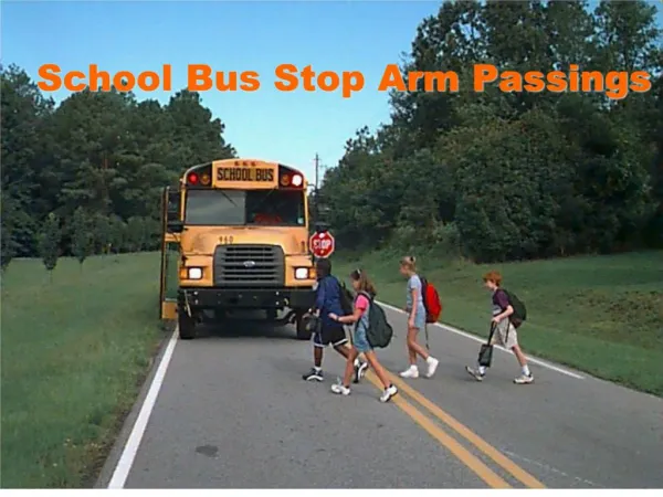 School Bus Stop Arm Passings