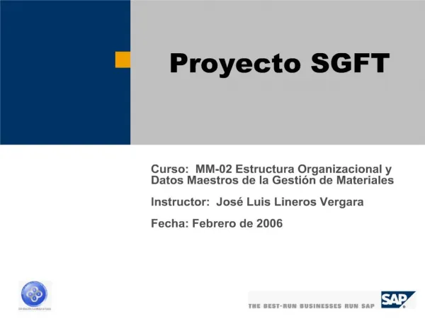 Proyecto SGFT