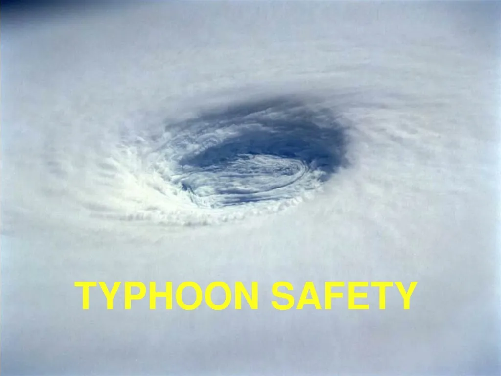 typhoon safety