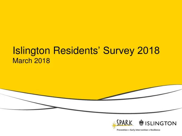 Islington Residents ’ Survey 2018 March 2018