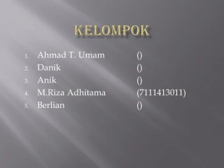 Kelompok - slide 1