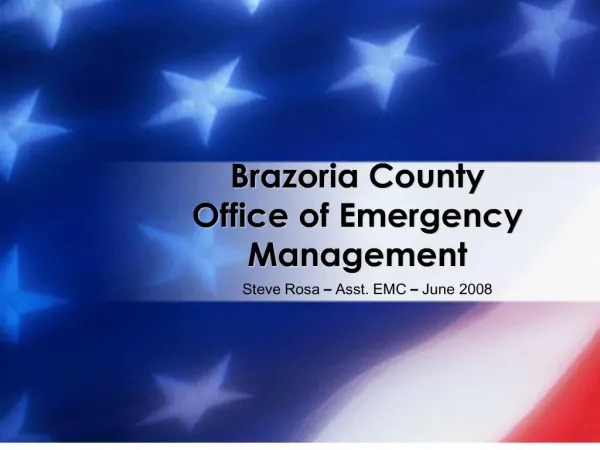Brazoria County Office of Emergency Management