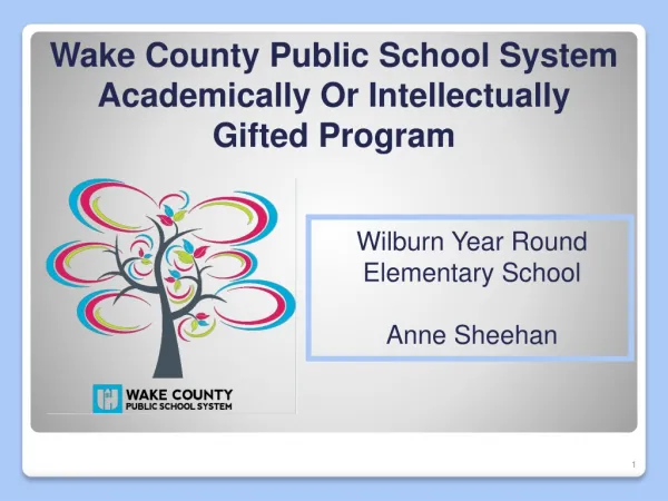 Wake County Public School System Academically Or Intellectually Gifted Program