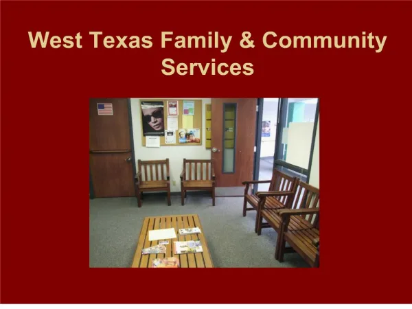 West Texas Family Community Services