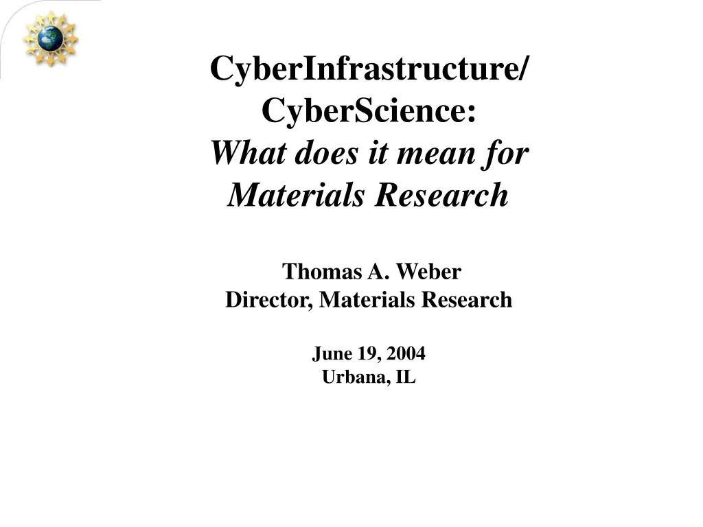 cyberinfrastructure cyberscience what does