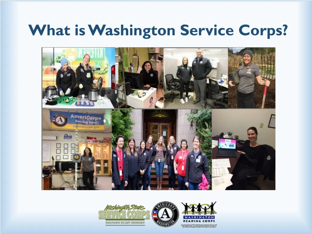 what is washington service corps