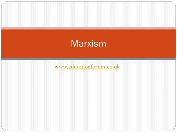 Marxism
