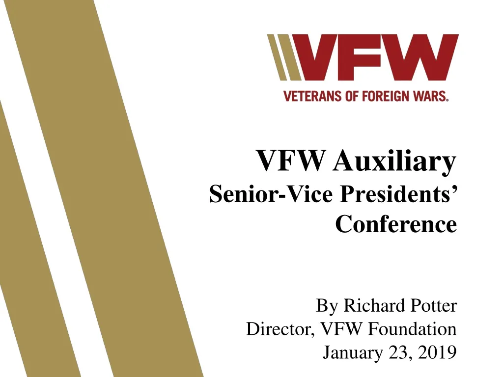 vfw auxiliary senior vice presidents conference