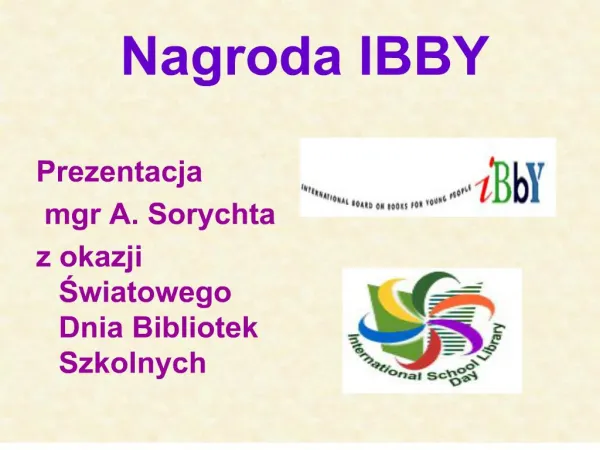 Nagroda IBBY