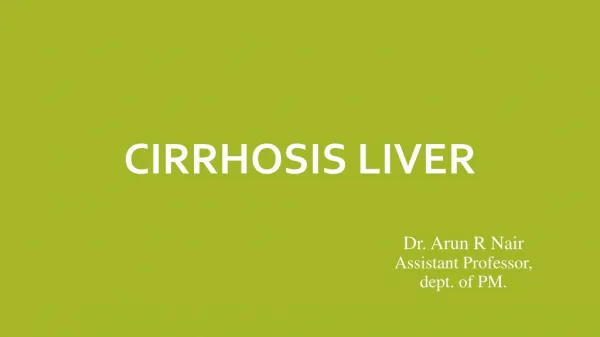 Cirrhosis liver