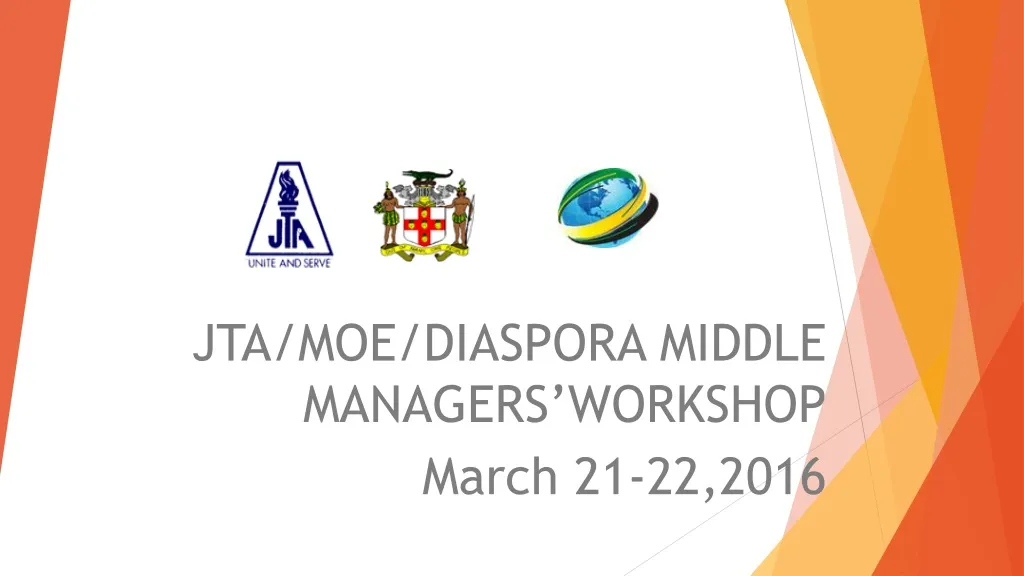 jta moe diaspora middle managers workshop march 21 22 2016